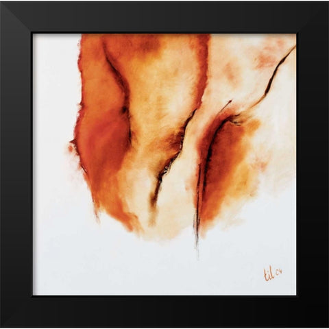 Sienna I Black Modern Wood Framed Art Print by Gerbecks, Tilly