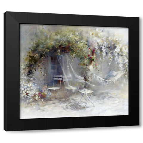 Just peace Black Modern Wood Framed Art Print by Haenraets, Willem