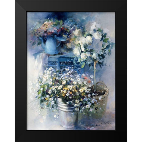 Summer gift  Black Modern Wood Framed Art Print by Haenraets, Willem