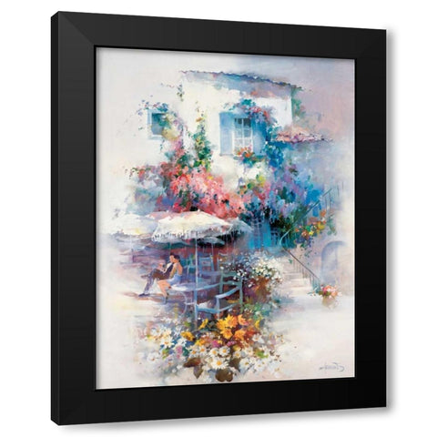 Summer gold Black Modern Wood Framed Art Print by Haenraets, Willem