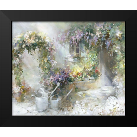 Morning dawn Black Modern Wood Framed Art Print by Haenraets, Willem