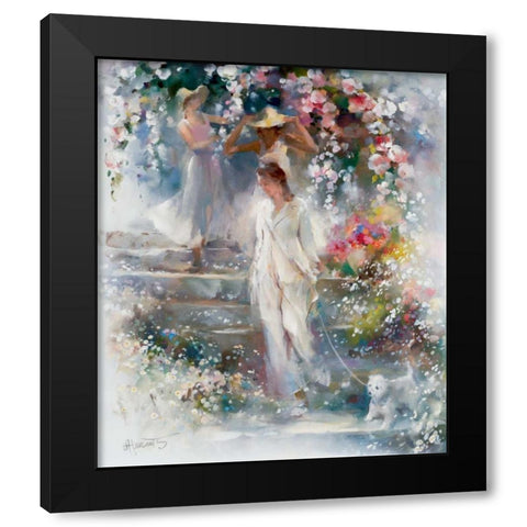Sheer elegance Black Modern Wood Framed Art Print with Double Matting by Haenraets, Willem