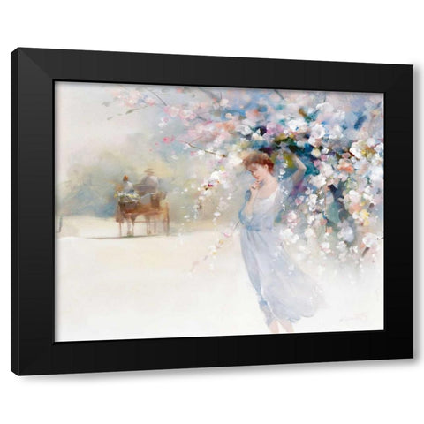 Goodbye Black Modern Wood Framed Art Print with Double Matting by Haenraets, Willem