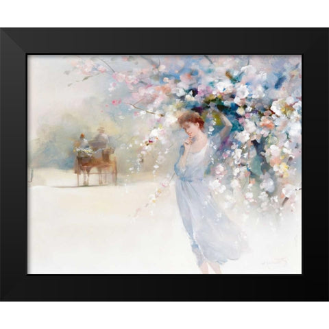 Goodbye Black Modern Wood Framed Art Print by Haenraets, Willem