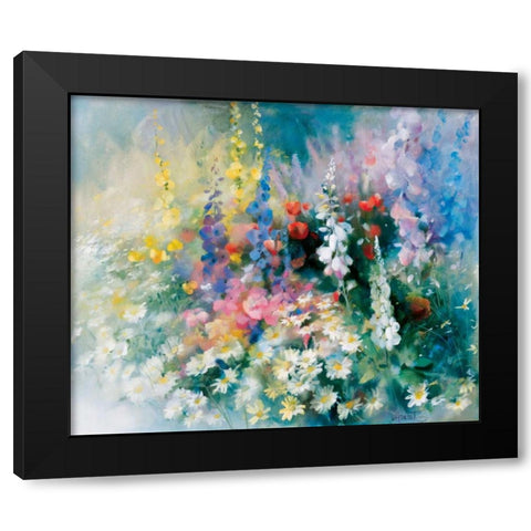 Roadside Black Modern Wood Framed Art Print with Double Matting by Haenraets, Willem