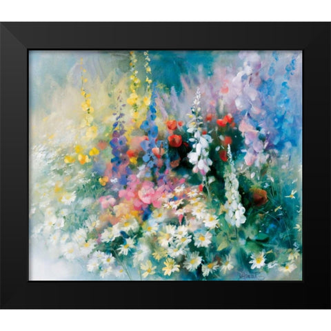 Roadside Black Modern Wood Framed Art Print by Haenraets, Willem