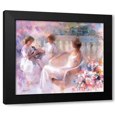 Our kitten Black Modern Wood Framed Art Print with Double Matting by Haenraets, Willem