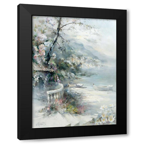 Bayside I Black Modern Wood Framed Art Print by Haenraets, Willem