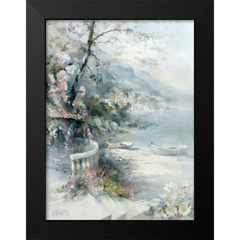 Bayside I Black Modern Wood Framed Art Print by Haenraets, Willem