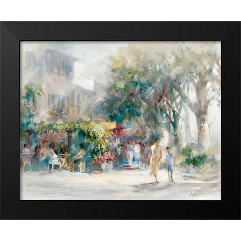 Shany Sunday Black Modern Wood Framed Art Print by Haenraets, Willem