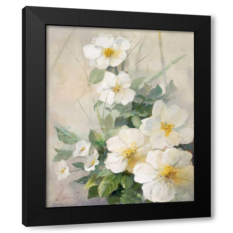 Lovely anemones Black Modern Wood Framed Art Print by Haenraets, Willem