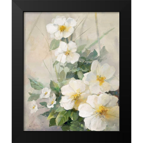 Lovely anemones Black Modern Wood Framed Art Print by Haenraets, Willem
