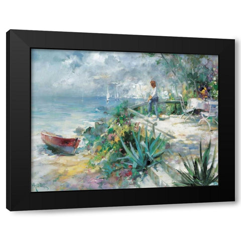 Hope on the horizon Black Modern Wood Framed Art Print by Haenraets, Willem