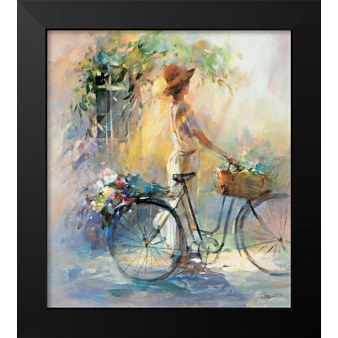 Go for a ride Black Modern Wood Framed Art Print by Haenraets, Willem