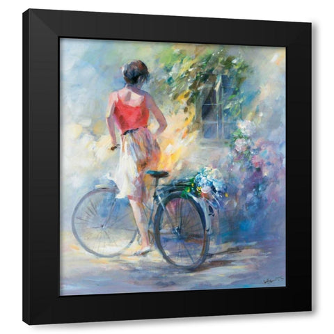Anybody home Black Modern Wood Framed Art Print by Haenraets, Willem