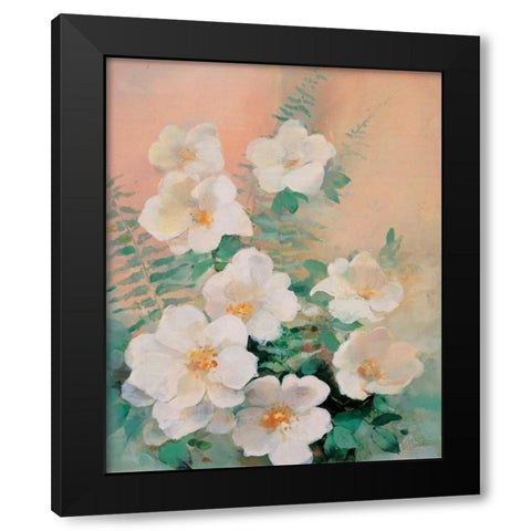 Shiny I Black Modern Wood Framed Art Print with Double Matting by Haenraets, Willem