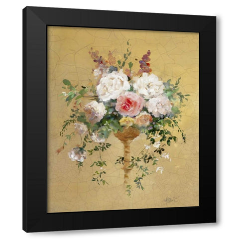 Shiny V Black Modern Wood Framed Art Print by Haenraets, Willem