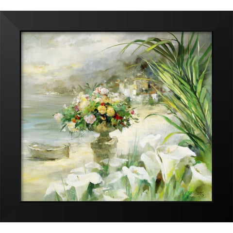 Shiny VII Black Modern Wood Framed Art Print by Haenraets, Willem