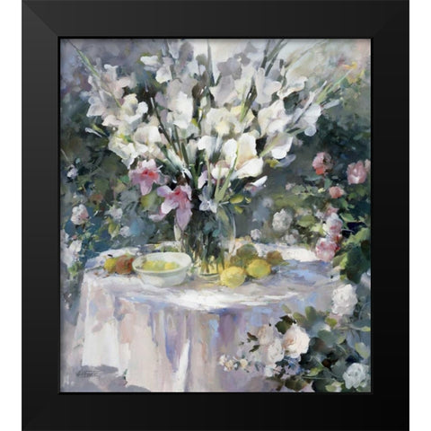 Shera Black Modern Wood Framed Art Print by Haenraets, Willem