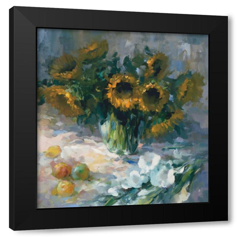 Shera II Black Modern Wood Framed Art Print by Haenraets, Willem