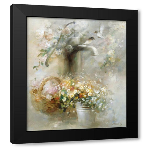 Soft touch Black Modern Wood Framed Art Print with Double Matting by Haenraets, Willem
