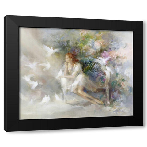 Soft touch Black Modern Wood Framed Art Print by Haenraets, Willem