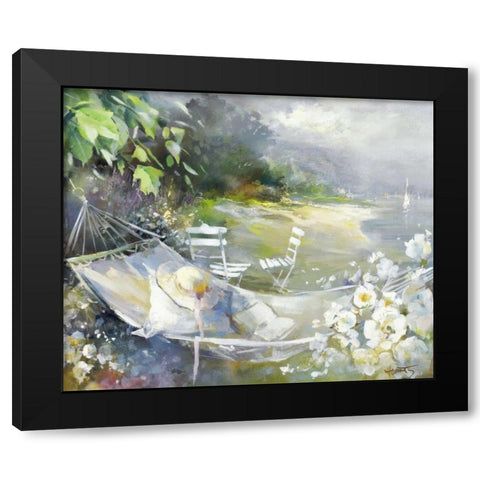 Soft touch Black Modern Wood Framed Art Print with Double Matting by Haenraets, Willem