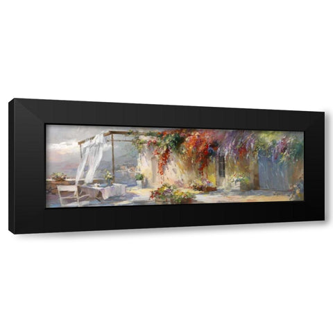 Gardino Black Modern Wood Framed Art Print with Double Matting by Haenraets, Willem