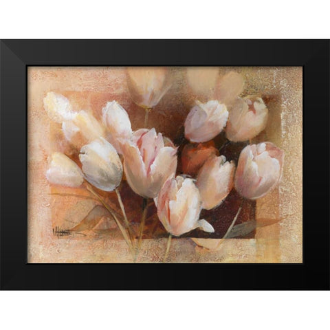 Theas tulips for you Black Modern Wood Framed Art Print by Haenraets, Willem
