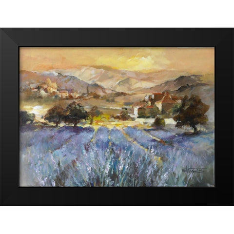 Toscanic romance I Black Modern Wood Framed Art Print by Haenraets, Willem