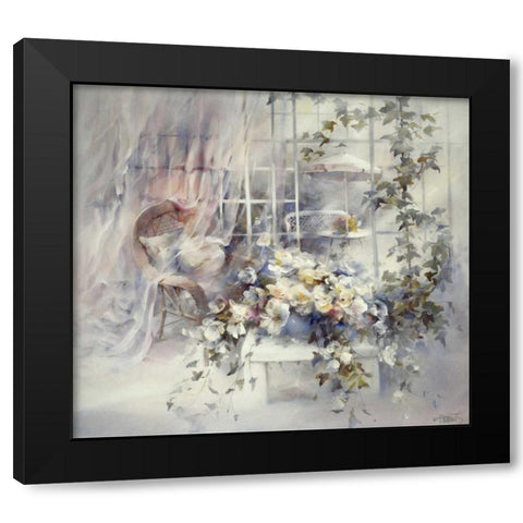 Enchanting moment Black Modern Wood Framed Art Print with Double Matting by Haenraets, Willem