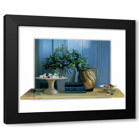 Sweet moments Black Modern Wood Framed Art Print by Roelofs, Wouter