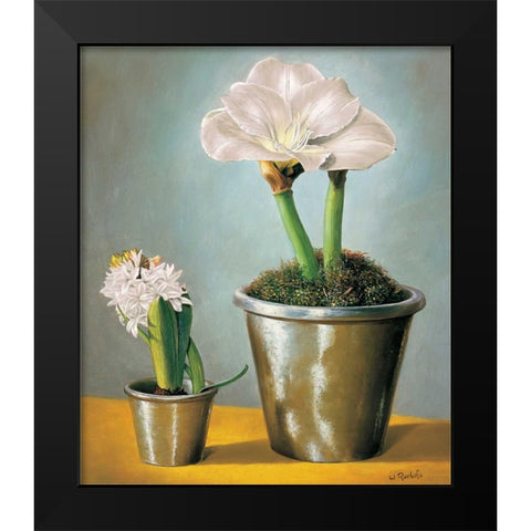 The difference Black Modern Wood Framed Art Print by Roelofs, Wouter