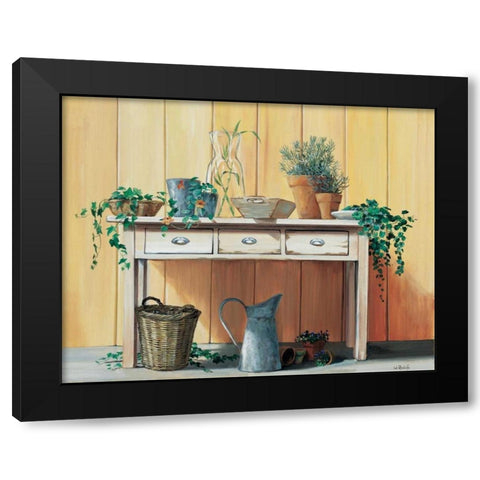 A gardens harvest Black Modern Wood Framed Art Print with Double Matting by Roelofs, Wouter