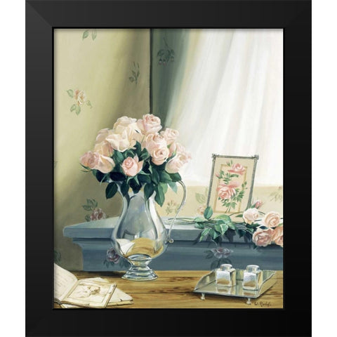 Afternoon secrets Black Modern Wood Framed Art Print by Roelofs, Wouter