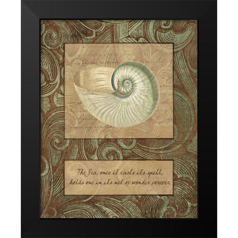 NET OF WONDER Black Modern Wood Framed Art Print by Artique Studio