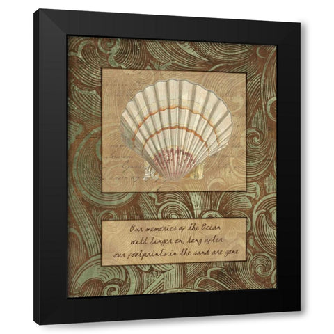 OUR MEMORIES Black Modern Wood Framed Art Print by Artique Studio