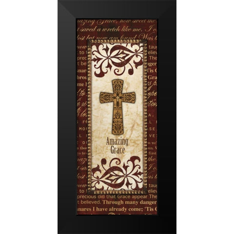 PSALM 23 PANEL Black Modern Wood Framed Art Print by Artique Studio