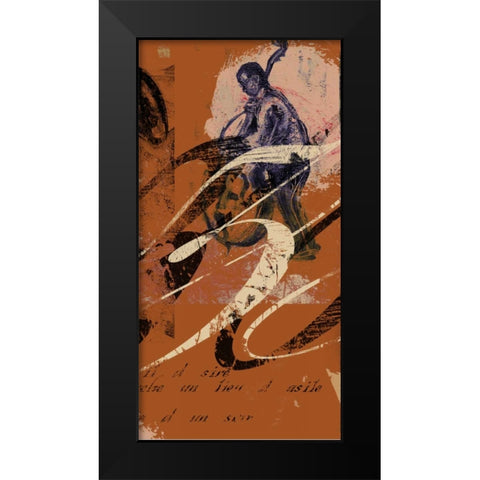 JAZZ PANEL 3 Black Modern Wood Framed Art Print by Yang, Eric