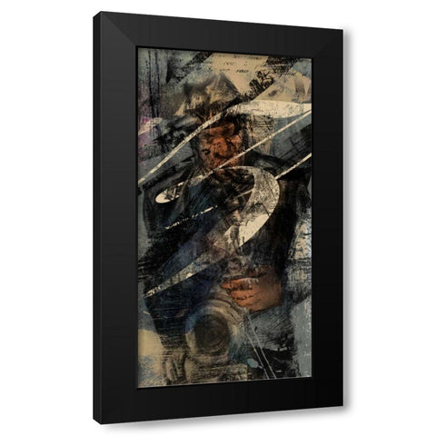 JAZZ PANEL 4 Black Modern Wood Framed Art Print by Yang, Eric