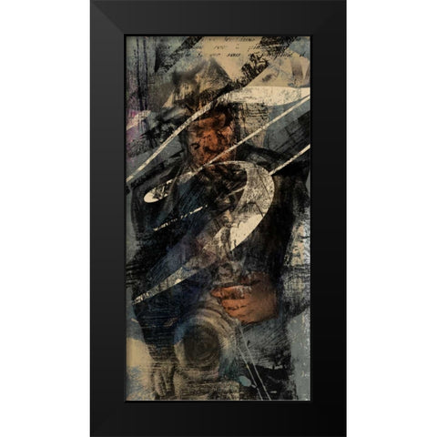 JAZZ PANEL 4 Black Modern Wood Framed Art Print by Yang, Eric