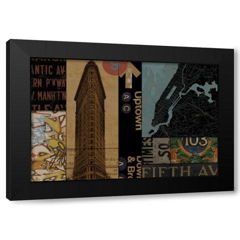 URBAN UPTOWN I Black Modern Wood Framed Art Print with Double Matting by Yang, Eric