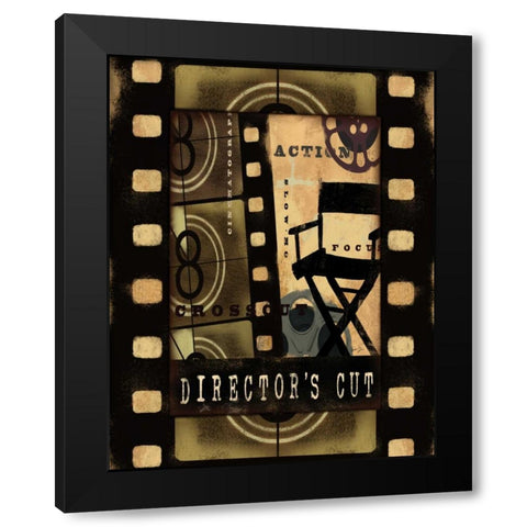 DIRECTORS CUT Black Modern Wood Framed Art Print with Double Matting by Yang, Eric