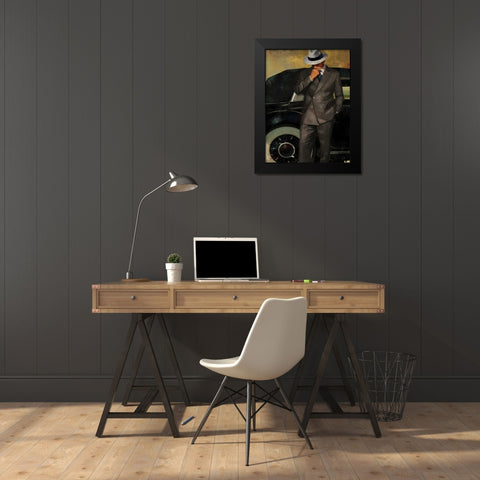 THE GETAWAY II Black Modern Wood Framed Art Print by Yang, Eric