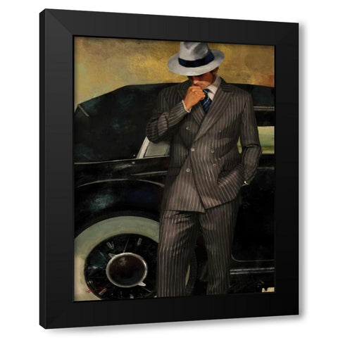 THE GETAWAY II Black Modern Wood Framed Art Print with Double Matting by Yang, Eric