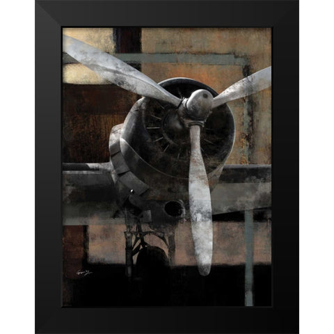 LEADING EDGE II Black Modern Wood Framed Art Print by Yang, Eric