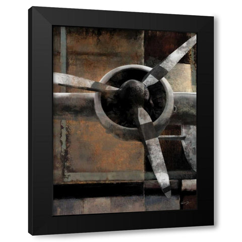 LEADING EDGE V Black Modern Wood Framed Art Print by Yang, Eric