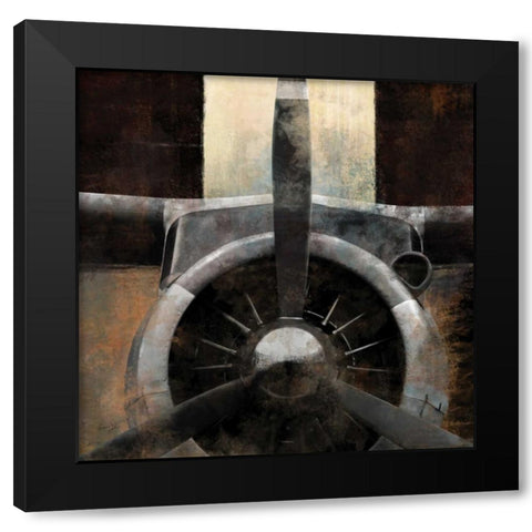 LEADING EDGE I Black Modern Wood Framed Art Print with Double Matting by Yang, Eric