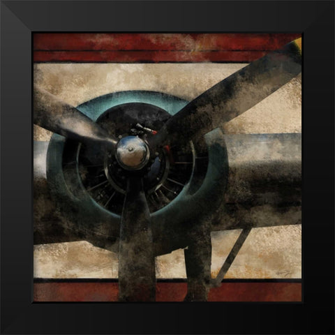 LEADING EDGE VI Black Modern Wood Framed Art Print by Yang, Eric