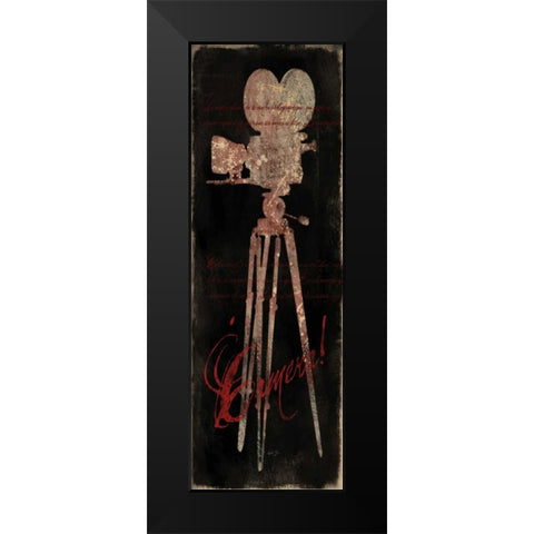 CINEMATOGRAPHERS DREAM II - RED Black Modern Wood Framed Art Print by Yang, Eric
